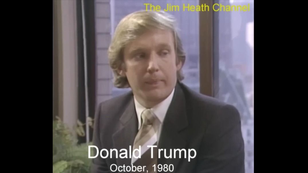 Back to 1980 - Trump's Reaction About The Presidential Run